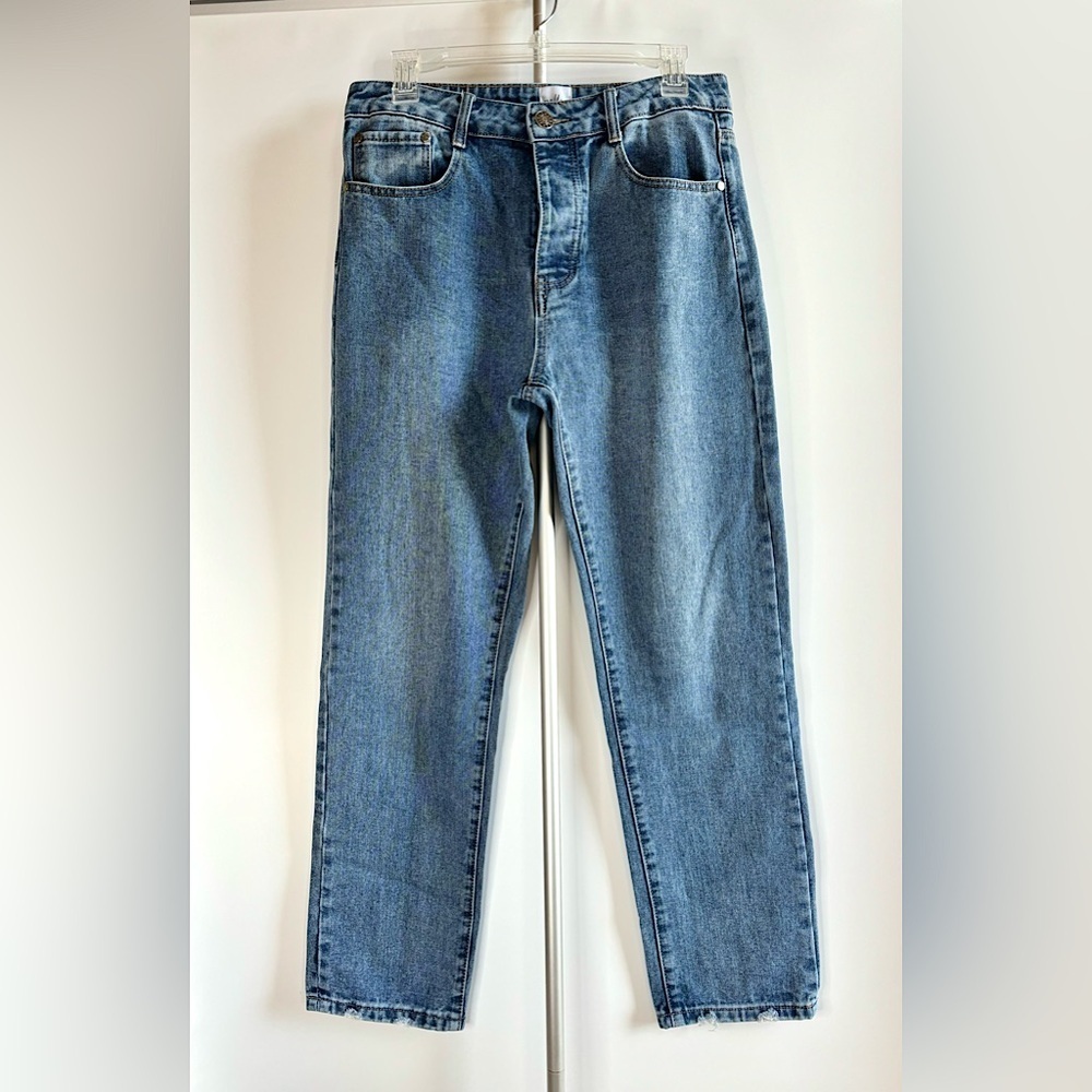 Polly High Rise Straight Leg Tapered Mom Jeans - Size 8​​​​